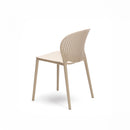 Set 4 Sedie 48x56xH80 cm in Polipropilene Spot Beige