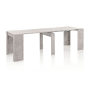 Consolle Allungabile 54/252x78,5x78 cm in Melamina Cemento