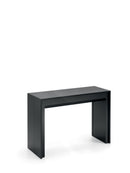 Consolle Allungabile Segmenta 110x42,5/246,5x78 cm in MDF Laccato Nero Opaco