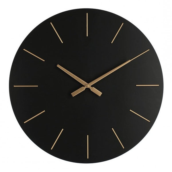 Orologio da Muro Ø 60x5 cm Timeline in Legno Nero acquista