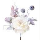 Set 24 Pick Rosa H23 cm Crema