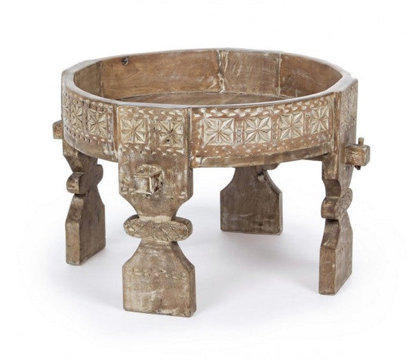 acquista Runder Couchtisch Yasir Natural D50 aus Holz