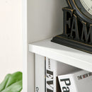 Libreria Moderna a Cubi con 7 Ripiani 50x24x106 cm in Legno Truciolato Bianca