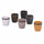 Set mit 6 Likören aus Steinzeug 90 ml Villa d'Este Home Tivoli Naima
