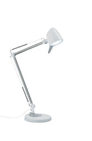 Lampada tavolo da Interno a LED in Metallo Bianco Opaco