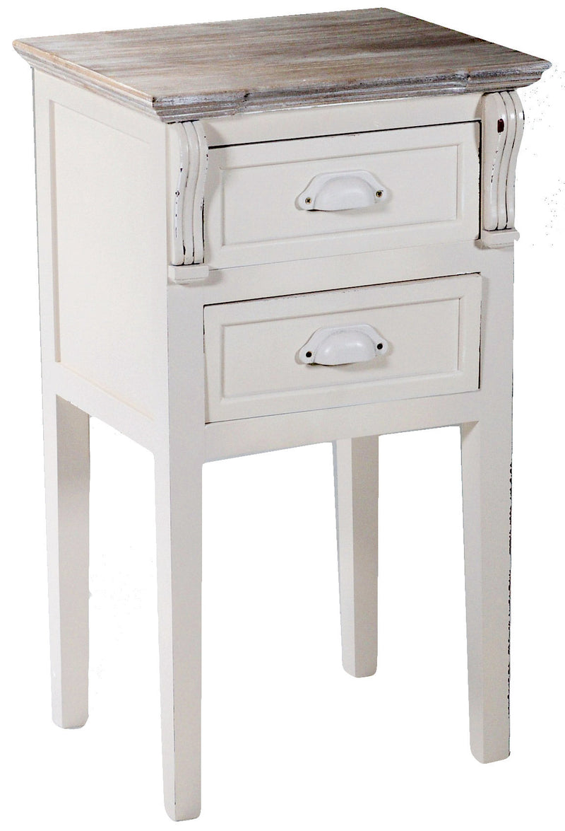 Comodino 2 Cassetti il Legno Provenza