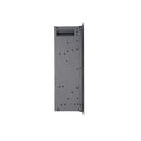 Camino Elettrico Da Parete A Incasso Frontale 127x14x45 cm Chicago Nero      