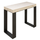 Consolle Allungabile 90-290x40x77 cm in Nobilitato Marrone