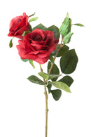 Set 8 Rose Artificiali Real Touch per 4 38 cm 