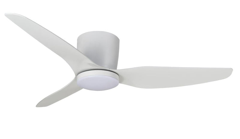 Ventilatore da Soffitto con 3 Pale e LED Ø127 cm 3 Velocità Martec Flush Bianco