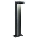 Lampada Palo Paletto Tondo per Giardino Colore Grigio per Esterno Linea Punto e Virgola Livos