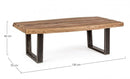 Tavolino 120x70x42h cm Elmer