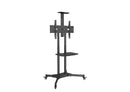 Supporto TV da Terra 37-75" Standard VESA 600x400 Portata fino a 45,5 kg Altezz< Regolabile 125-150 cm 