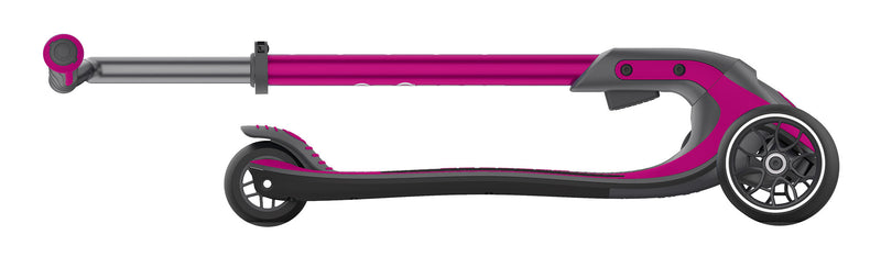 Monopattino 3 Ruote Telescopico e Ripiegabile Max 100 Kg Globber Ultimum Rosa