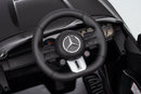 Macchina Elettrica per Bambini 12V Licenza Ufficiale Mercedes CLE53 Sedile in Pelle Nero