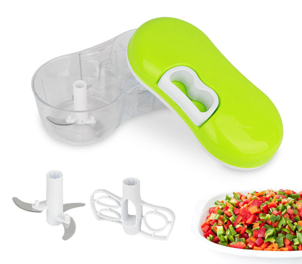 sconto Handzerkleinerer und Sahneaufschläger mit zwei Klingen und Kabel