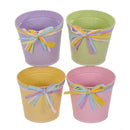 Set 6 Contenitori Decorativo Linea Rafia Larghezza 12 cm