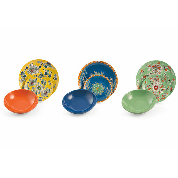 acquista Villa d'Este Horizon Tafelservice aus Porzellan und Steinzeug 18-teilig