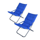 Set 2 Spiaggine Sdraio mare Pieghevoli 69x56xH,83 cm Milly Blu