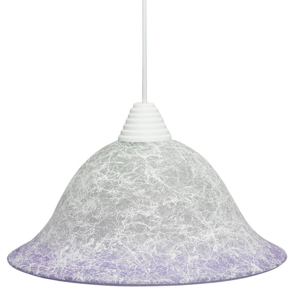 Aufhängung D30 1xE27 Weißer Rahmen Lila Filamentglas E-Energy Iole sconto
