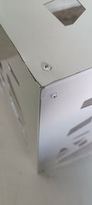 Copri Condizionatore 96x52x82 cm in Alluminio Glam L Bianco Seconda Scelta