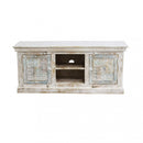 Mobile TV Winfred 140x40x60 h cm in Legno Bianco