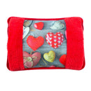 Borsa Acqua Calda Elettrica Scaldamani Ricaricabile Rosso