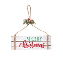 Set di 48 Decori Legno da Appendere 15 cm 
