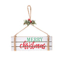 Set di 48 Decori Legno da Appendere 15 cm 