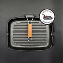 Bistecchiera Antiaderente 1 Manico 26x36 cm Olympia Hard Cook