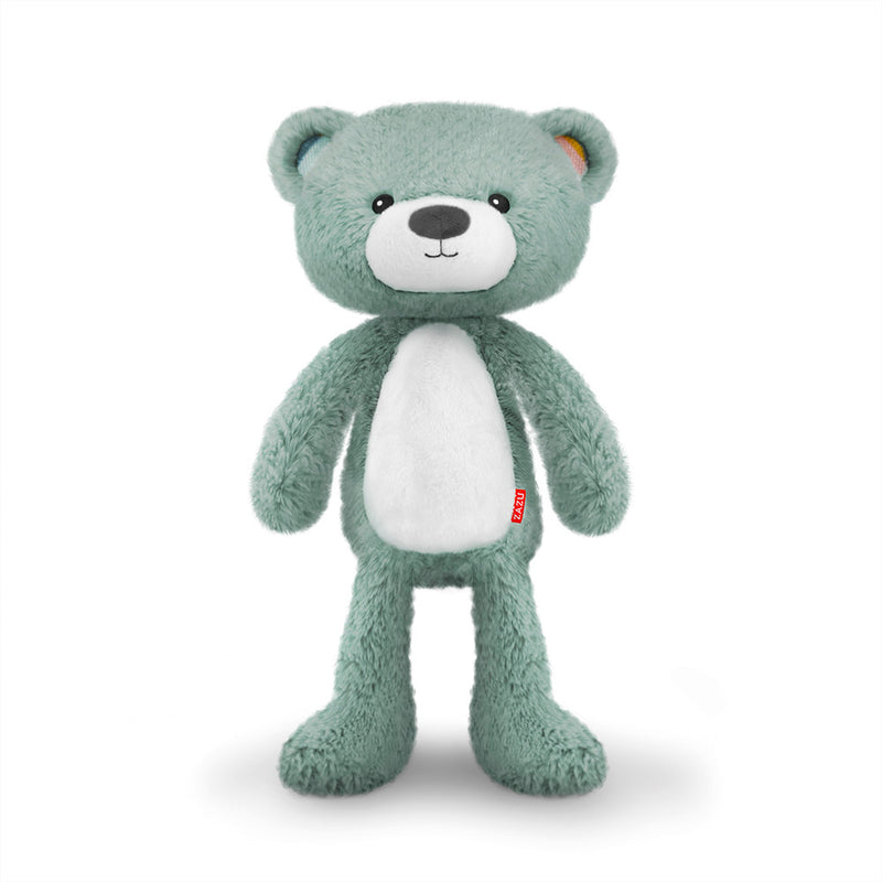 Orsacchiotto di Peluche Multifunzione Allenatore del Sonno 16x40x12 cm con Luce e Suoni Blu