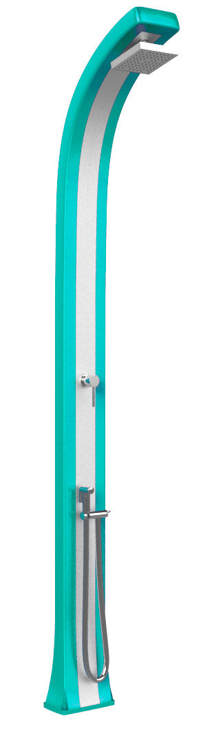 acquista Doccia da Giardino Miscelatore e Doccetta Arkema Spring Plus Fascia Inox Blue Ocean