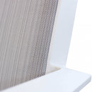 Sedia da Giardino Zante Impilabile 56x60x84 h cm in Textilene Bianco