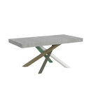 Tavolo Allungabile 200-304x90x77 cm Volantis Cemento Telaio 4A 
