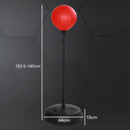 Set Boxe Giocattolo per Bambini H122,5-147 cm con Sacco da Pugilato da Terra e Guantoni Rosso 
