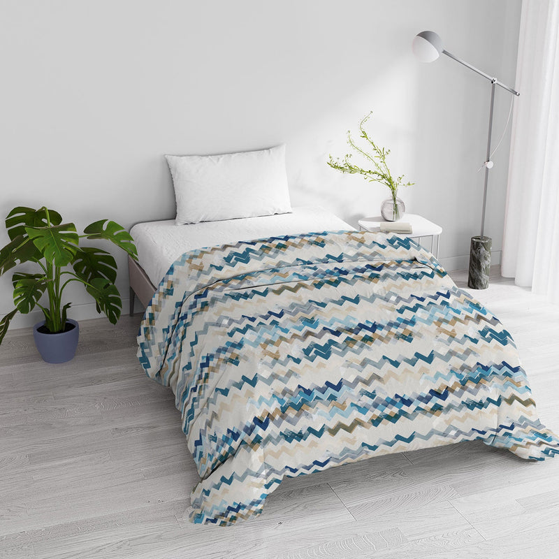 Trapunta Invernale Stampata in Microfibra 200gr Double Face Modern Sky Varie Misure