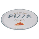 Set 4 Piatti Pizza Ø33x2 cm in Porcellana VdE Tivoli 1996 Le Travisate Bianco