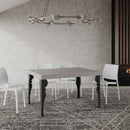Tavolo Allungabile 120/380x90 cm Paxon Cashmere Gambe Antracite      