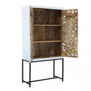 Mobile Adrian 90x40x176 h cm in Legno Marrone