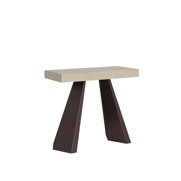 Consolle Allungabile 90-196x40x77 cm Diamante Small Premium Cashmere Telaio Orso prezzo