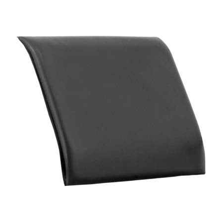 Panca per Sala Attesa 4 Posti da Ufficio con Cuscino in Acciaio e Similpelle Argento/Nero