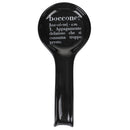 Poggiamestolo "Boccone" 28x12x3 cm in Ceramica VdE Tivoli 1996 Nero