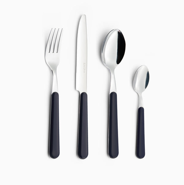 prezzo Servizio Set di Posate 24 pezzi in Acciaio Inox Eme Brio Blu 2
