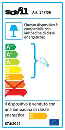 Faro Proiettore con Sensore di Rilevamento 230W Colore Nero da Esterno Linea Flood Sovil