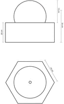 Fontana da Interno a Sfera Ø20 cm in Acciaio Venere