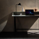 Lampada da Tavolo a LED 20x37,5xH48,5 cm in Metallo e Marmo Antares Nero