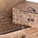 Set 2 Scatole con Coperchio 23 20 cm