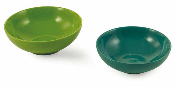 online Set 2 Salatschüsseln aus Steingut Villa d'Este Home Tivoli Baita Grün und Blau glasiert