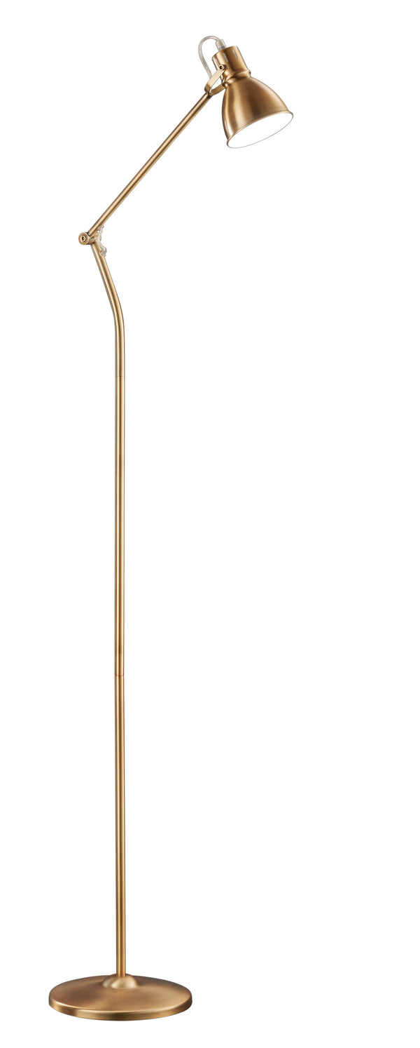 online Innenstehlampe E14 aus gealtertem Messingmetall