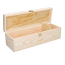 Cassetta portabottiglie vino legno naturale 1 bottiglia champagne cm 38x13xh12